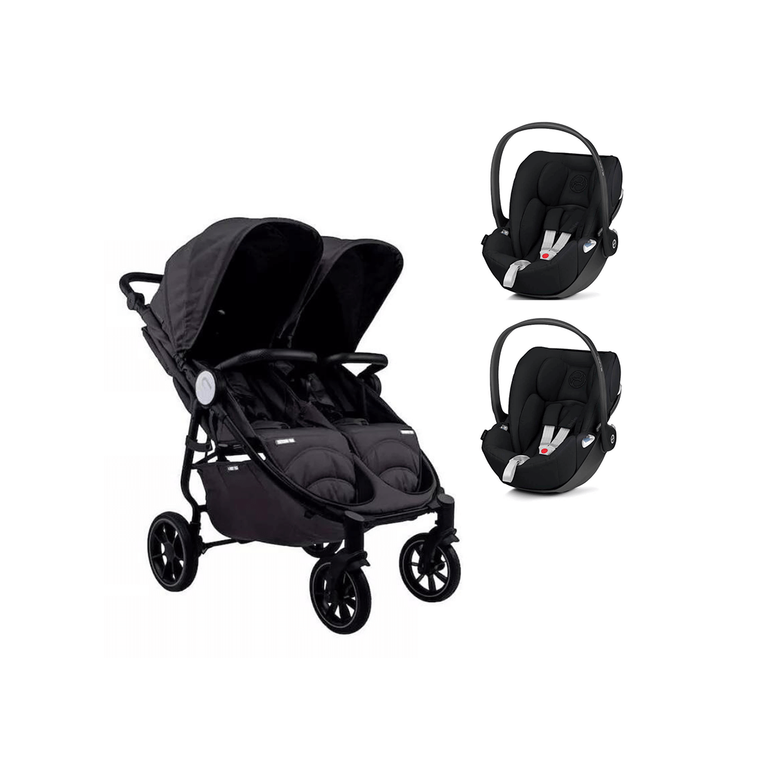 Poussette double baby monsters Easy twin