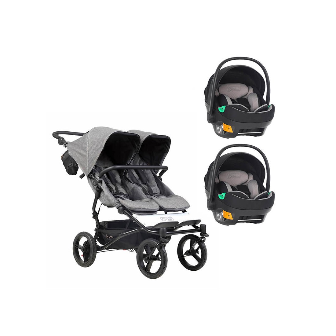 Habillage pluie poussette MOUNTAIN BUGGY Protection pluie DUET Duo -  MB1-S2SC Pas Cher 